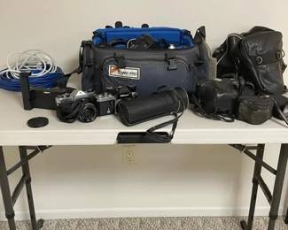 Cameras/attachments/equipment