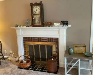 1883 Connecticut  Clock Company Mantel Clock with "Uncle Tom's Cabin theme
