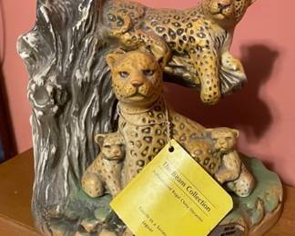 beam jaguar decanter with tag