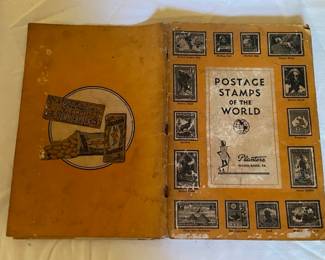 postage stamp album front back cover