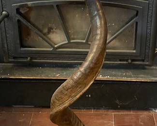 Unique African Custom Horn Table Pedestal Stand 