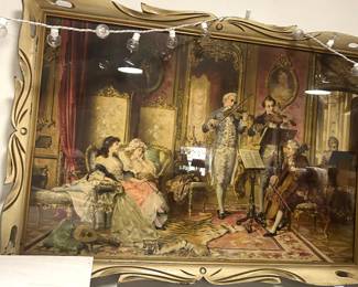 Antique paintings with gorgeous fames