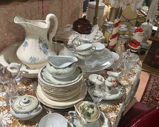 Assorted antique china for diy projects