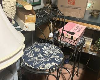 Ice cream parlor chairs