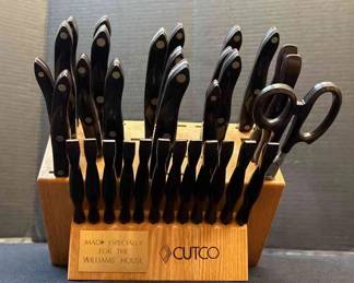 CUTCO Ultimate Set in Classic Brown w Knife Block