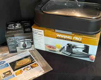 Waring Pro Waffle Maker, Power Smokeless Grill XL, More