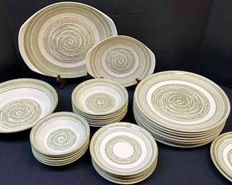 Vintage El Verde Casual Ironstone Plates  Bowls By Max Schonfeld