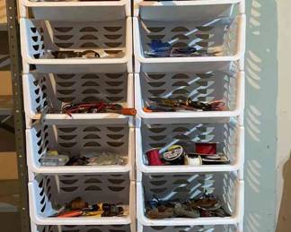 Mystery Lot of Tools w Plastic Organizing Shelf