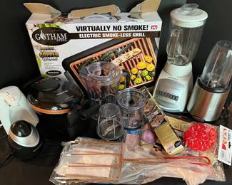 Gotham Electric Smokeless Grill, Blenders, Waffle Iron, More 
