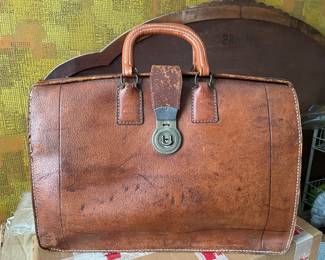 Leather briefcase
