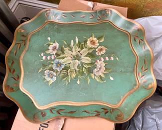 Vtg Tole tray 