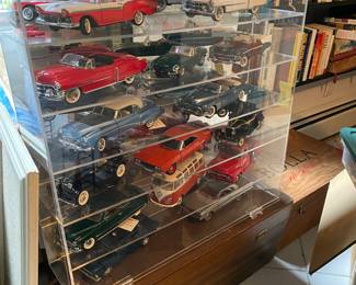 Die cast car collection.