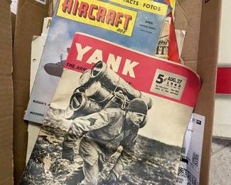 World War II,  theater, travel and car ephemera.