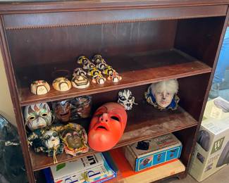 Wabash mahogany bookcase