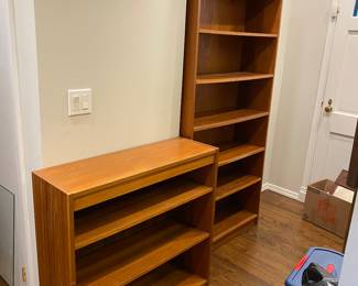 Teak bookcases