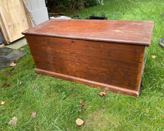 Dovetailed pine trunk…$125