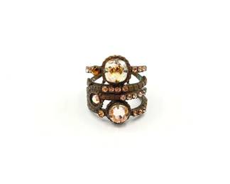 Vintage Sorrelli Rhinestone Ring