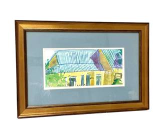 Original Framed Watercolor
