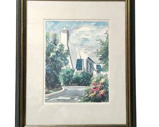Signed Watercolor by Joan Forbes
