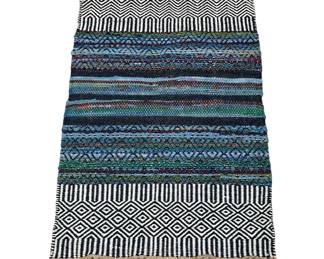 Amarah Indigo Chindi Rug
