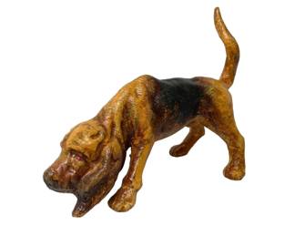 Vintage Cast Iron Hound Dog