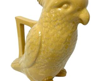 Vintage Pottery Parrot Pitcher
