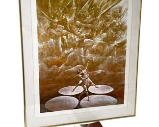 “Ballet Dancers” Signed Raymond Howell Lithograph 54/250
