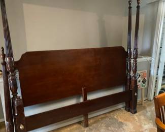 King size classic rice poster bed