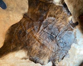 natural hide area rug