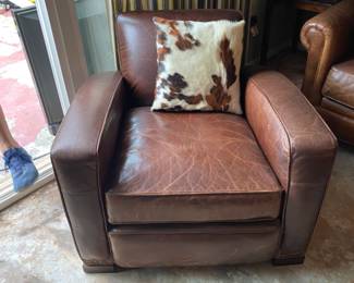Restoration Hardware club chair 