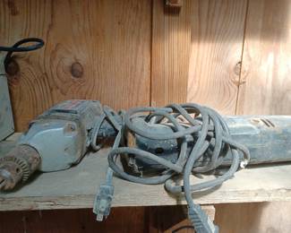 Power drill and grinder