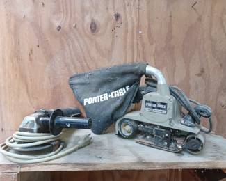 Belt sander and grinder