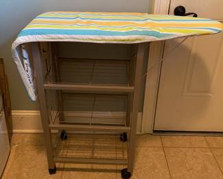 Collapsible Ironing Board with Storage