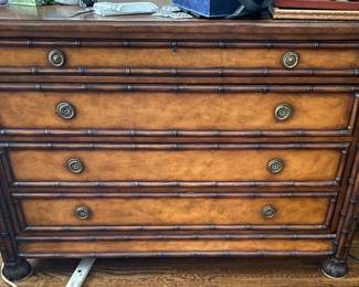 4 Drawer Bamboo Designed  Chest