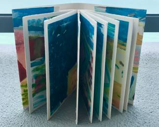 Detail
Julie Richman
The Innocent Charm of Night handmade artist book
watercolor on paper, 
signed 1987
$800