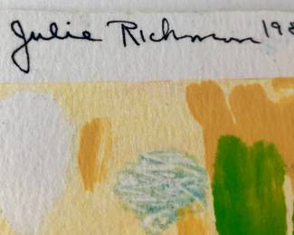 Detail
Julie Richman
The Innocent Charm of Night handmade artist book
watercolor on paper, 
signed 1987
$800