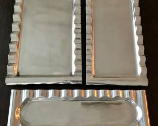 Stanley Tigerman
Swid Powell
set of 3 aluminum serving trays
$225