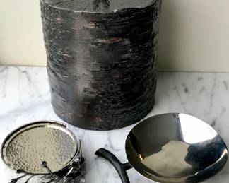 Michael Aram 
Bark & Branch ice bucket
$175

Michael Aram 
Black Orchid coaster set
$50		

Michael Aram 
Twig Collection bowl NIB
$60


