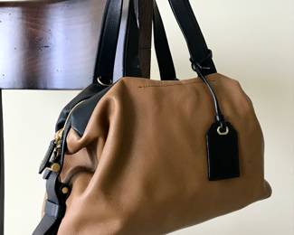 REED KRAKOFF
2-tone leather handbag 
$200