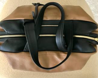 REED KRAKOFF
2-tone leather handbag 
$200