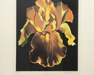 Lowell Nesbitt
gold iris on brown
serigraph, 193/250
1980
$900 set of 3