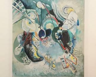 After Wassily Kandinsky, Composition 1916 
lithograph 266/399
1990
25.25” x 22” 
$500