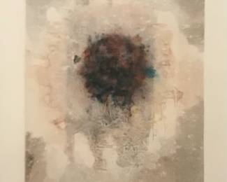 Hans Burkhardt
untitled etched linocut, monotype, 1981
image 15” x 12”
$800