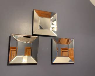 Home decor, set of 3 Pottery Barn mirrors