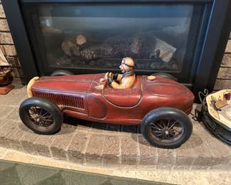 Replica of vintage race car