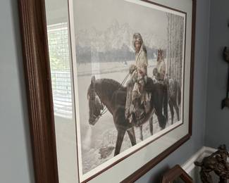 Framed Western art