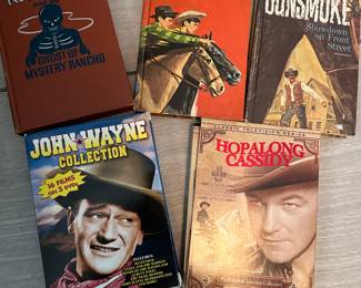 Western John Wayne, Hopalong Cassidy and Roy Rogers books