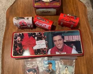 Elvis and Coca-Cola collectibles