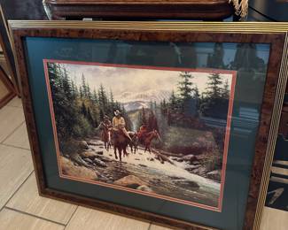 Cowboys Western Print