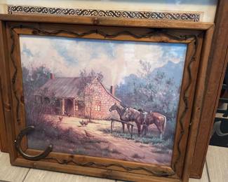 Western Horse Themed Print